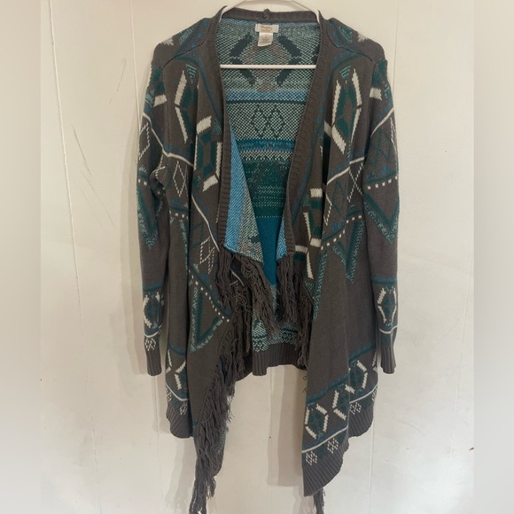 Wrangler open sweater medium western cowgirl Yellowstone Dutton - Picture 1 of 3